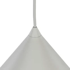 Lámpara colgante Cono, 1 luz, Ø 50 cm, beige, E27