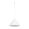 Lámpara colgante Cono, 1 luz, Ø 50 cm, blanco, E27
