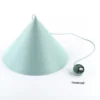Lámpara colgante Cono, 1 luz, Ø 50 cm, menta, E27