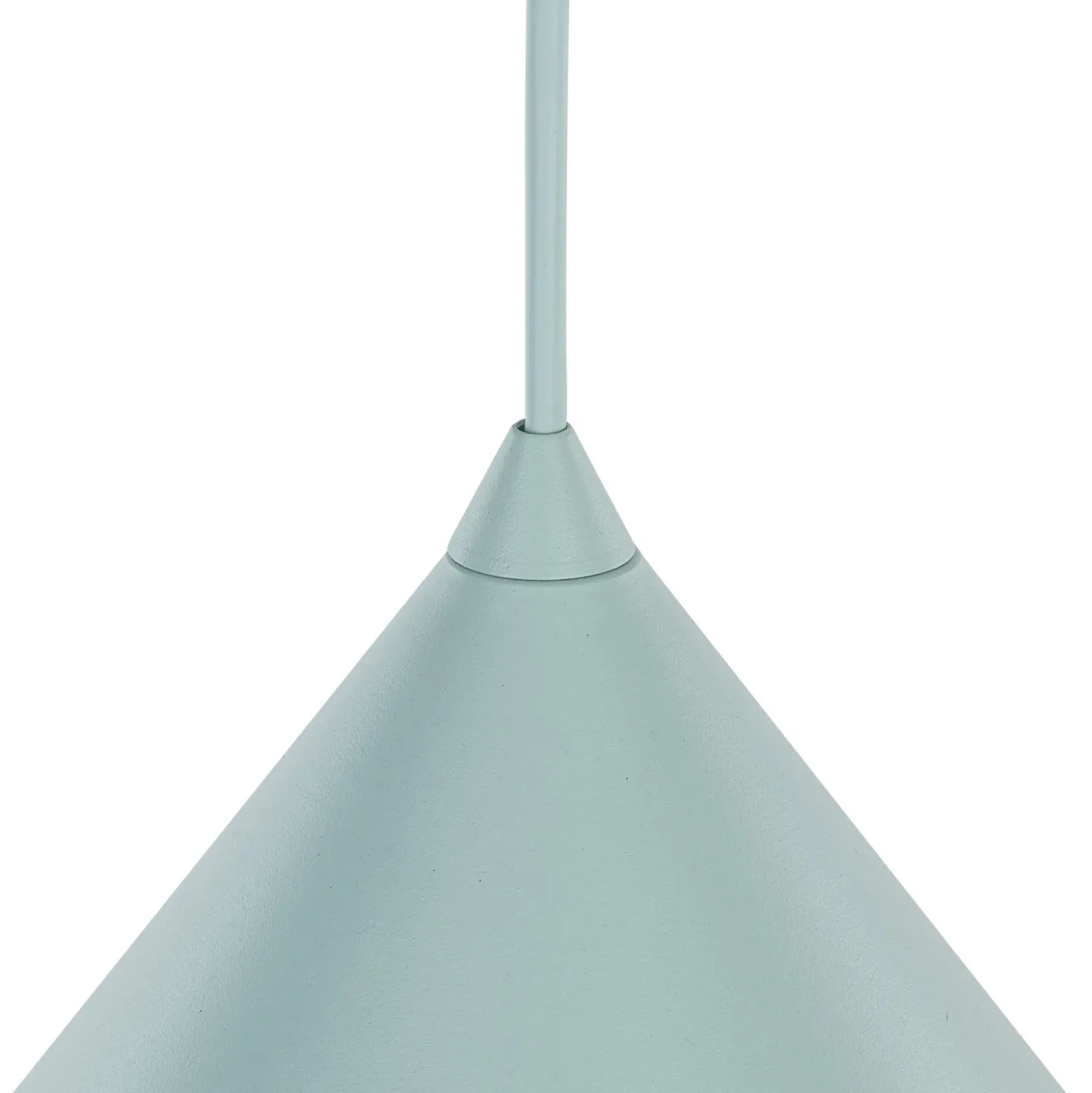 Lámpara colgante Cono, 1 luz, Ø 50 cm, menta, E27