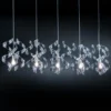 Lámpara colgante Crystal 5 luces