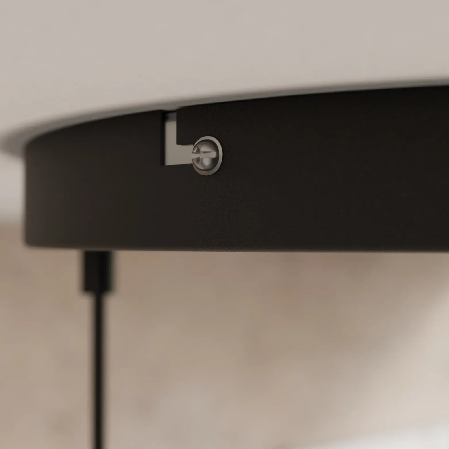 Lámpara colgante Cubus, Ø 50 cm, 3 luces, gris ahumado, cristal