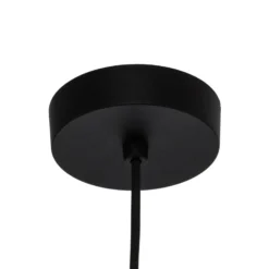Lámpara colgante Cubus, color ámbar, cristal, Ø 30 cm, E27