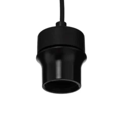 Lámpara colgante Cubus, gris humo, cristal, 74 cm de largo, 6 luces