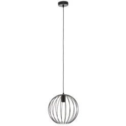 Lámpara colgante Cumera con pantalla de jaula, Ø 30 cm
