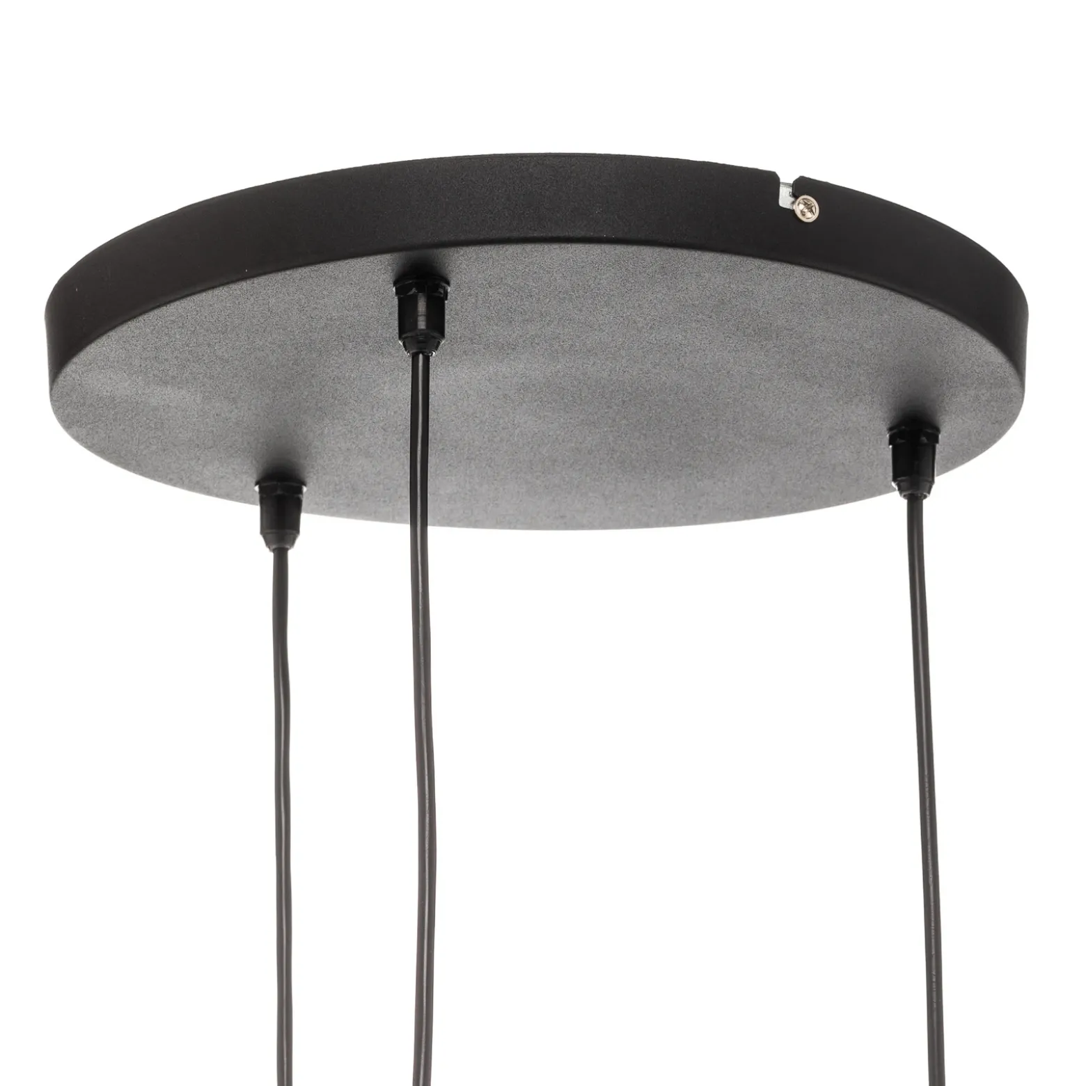 Lámpara colgante Cumera, 3 luces, redonda