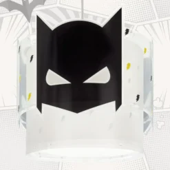 Lámpara colgante Dalber DARK HERO, blanco/negro, Ø 26 cm, E27
