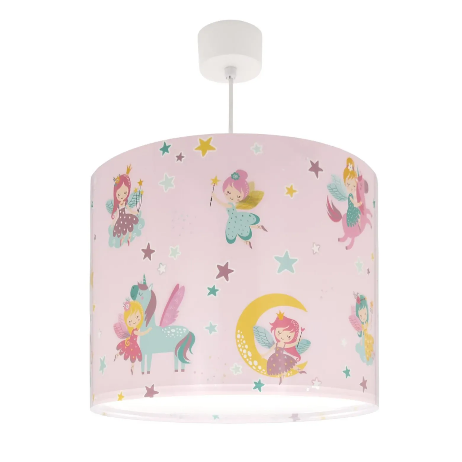 Lámpara colgante Dalber FAIRY DREAMS, multicolor, Ø 33 cm, E27