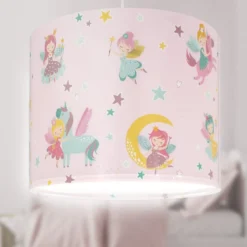 Lámpara colgante Dalber FAIRY DREAMS, multicolor, Ø 33 cm, E27