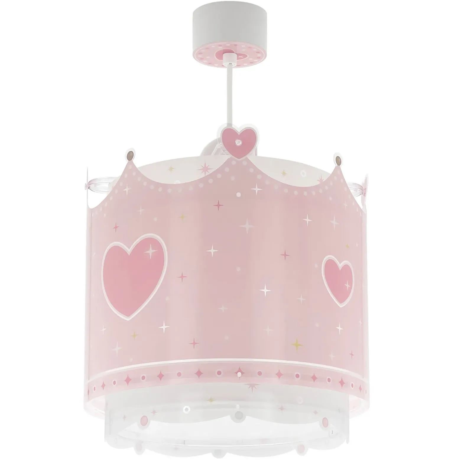 Lámpara colgante Dalber LITTLE QUEEN, rosa
