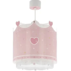 Lámpara colgante Dalber LITTLE QUEEN, rosa