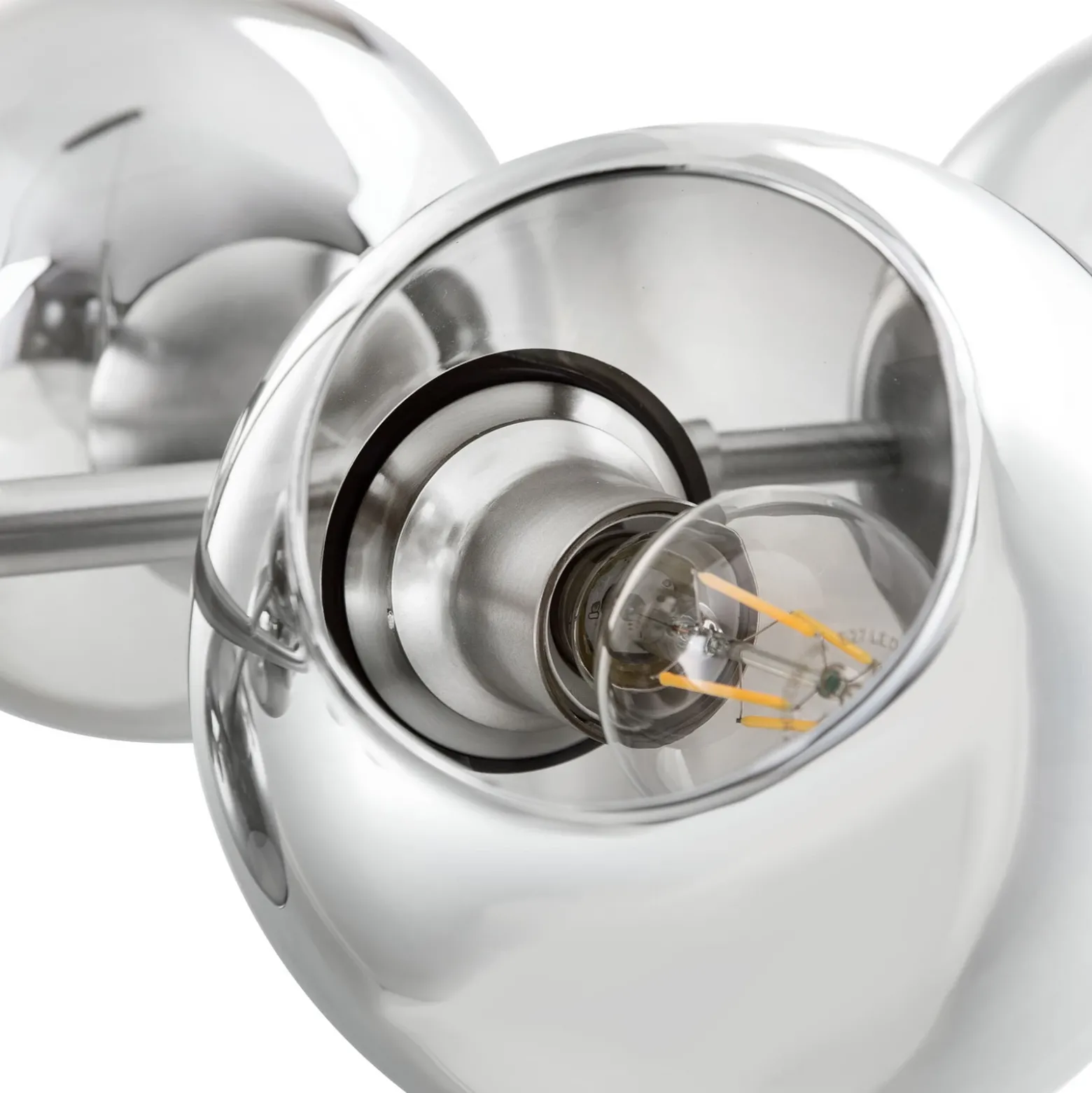Lámpara colgante de cristal Pilar, 8 luces, gris ahumado