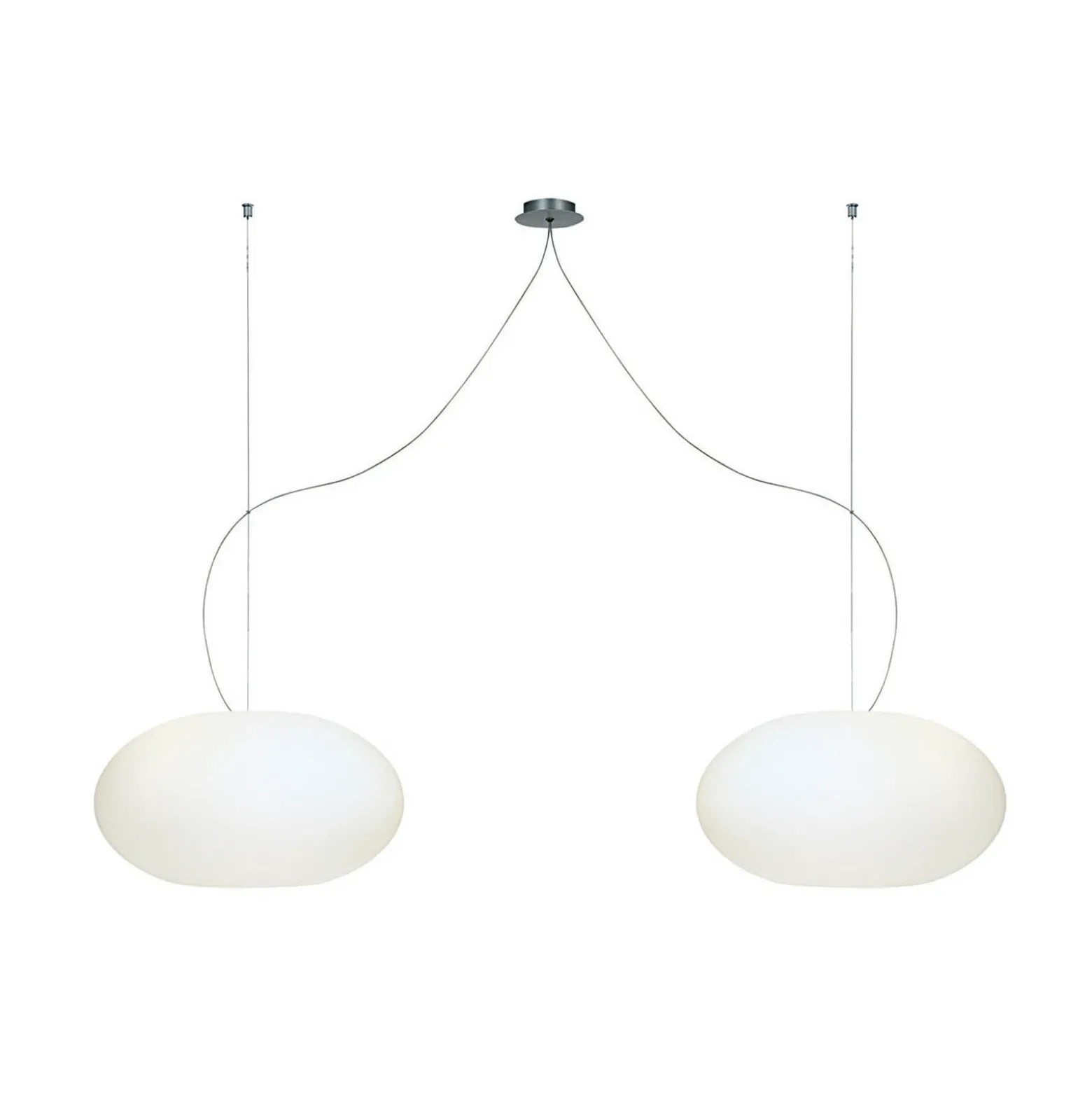 Lámpara colgante de diseño AIH 28 cm blanco mate