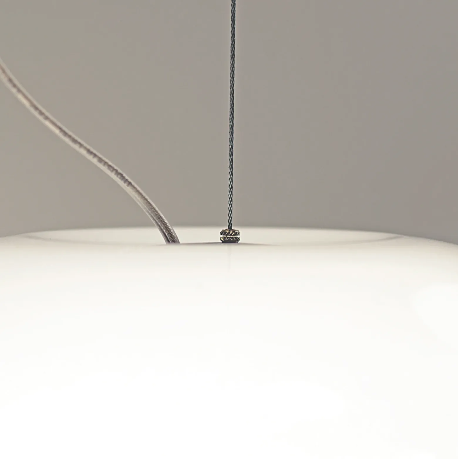 Lámpara colgante de diseño AIH 28 cm blanco mate