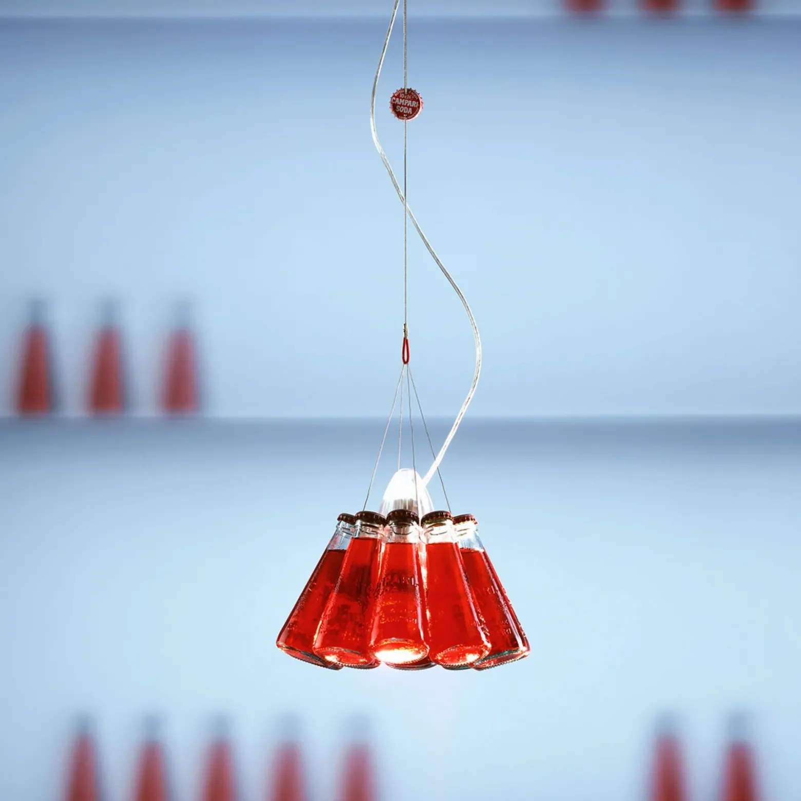 Lámpara colgante de diseño Campari Light, 155 cm