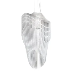 Lámpara colgante de diseño Slamp Avia S en blanco
