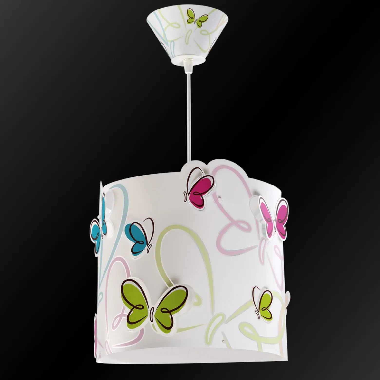 Lámpara colgante de estilo primaveral BUTTERFLY