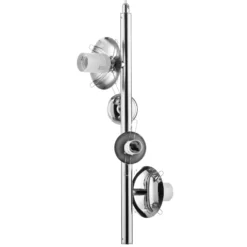 Lámpara colgante Dione, de 4 luces, cromada