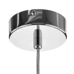 Lámpara colgante Dione, de 4 luces, cromada