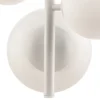 Lámpara colgante Dione, de 4 luces, blanca