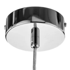 Lámpara colgante Dione, 6 luces, cromo