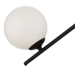 Lámpara colgante Dione, 2 luces, negro