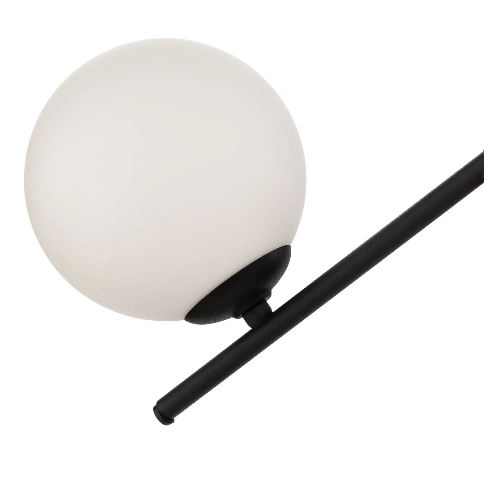 Lámpara colgante Dione, 2 luces, negro