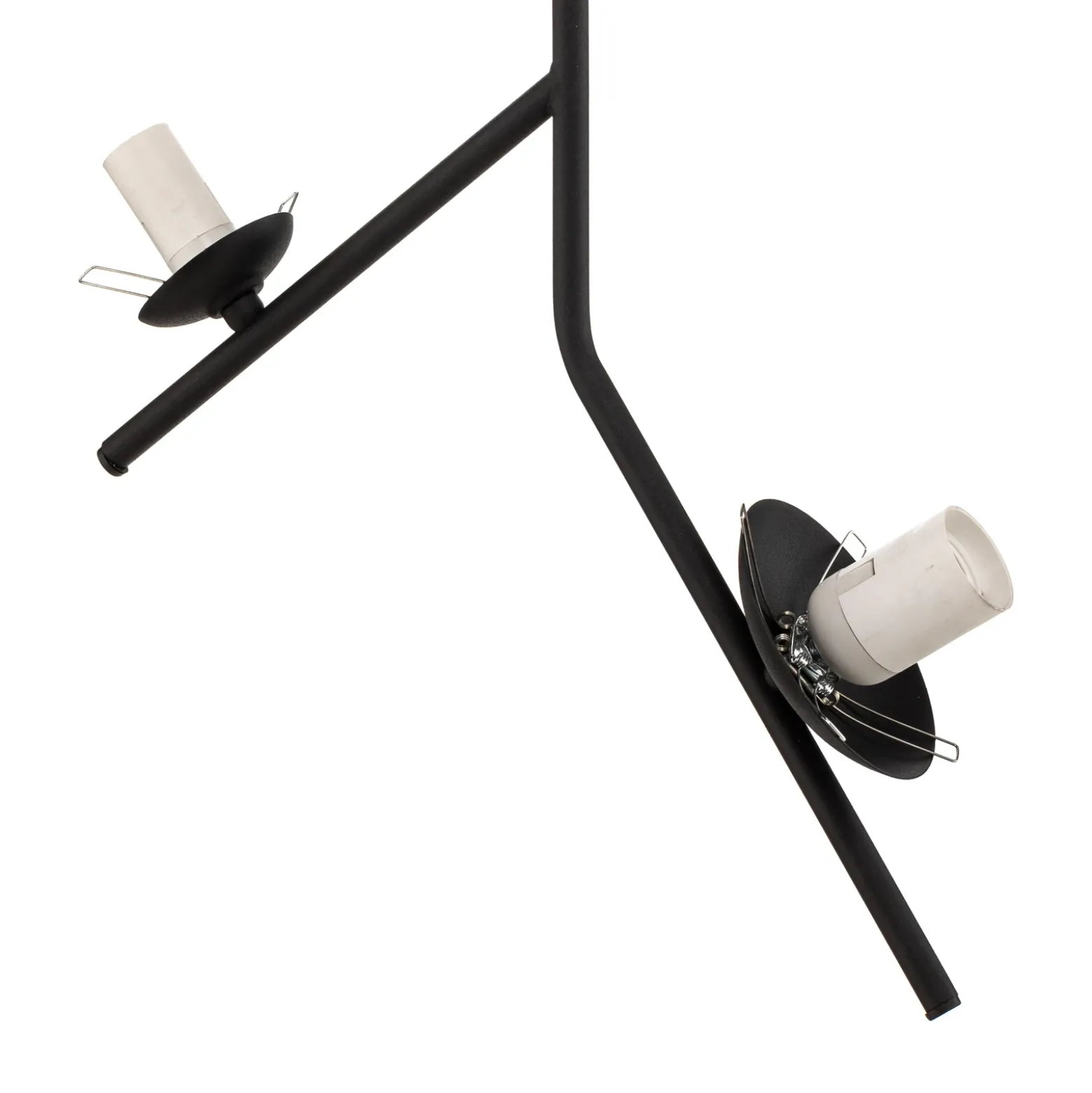 Lámpara colgante Dione, 2 luces, negro