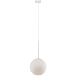 Lámpara colgante Dione, 1 luz, blanco, 30 cm