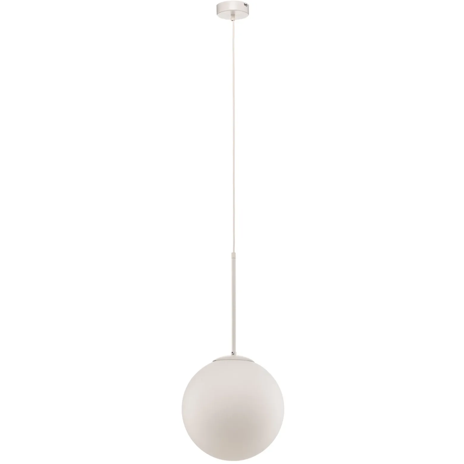 Lámpara colgante Dione, 1 luz, blanco, 30 cm
