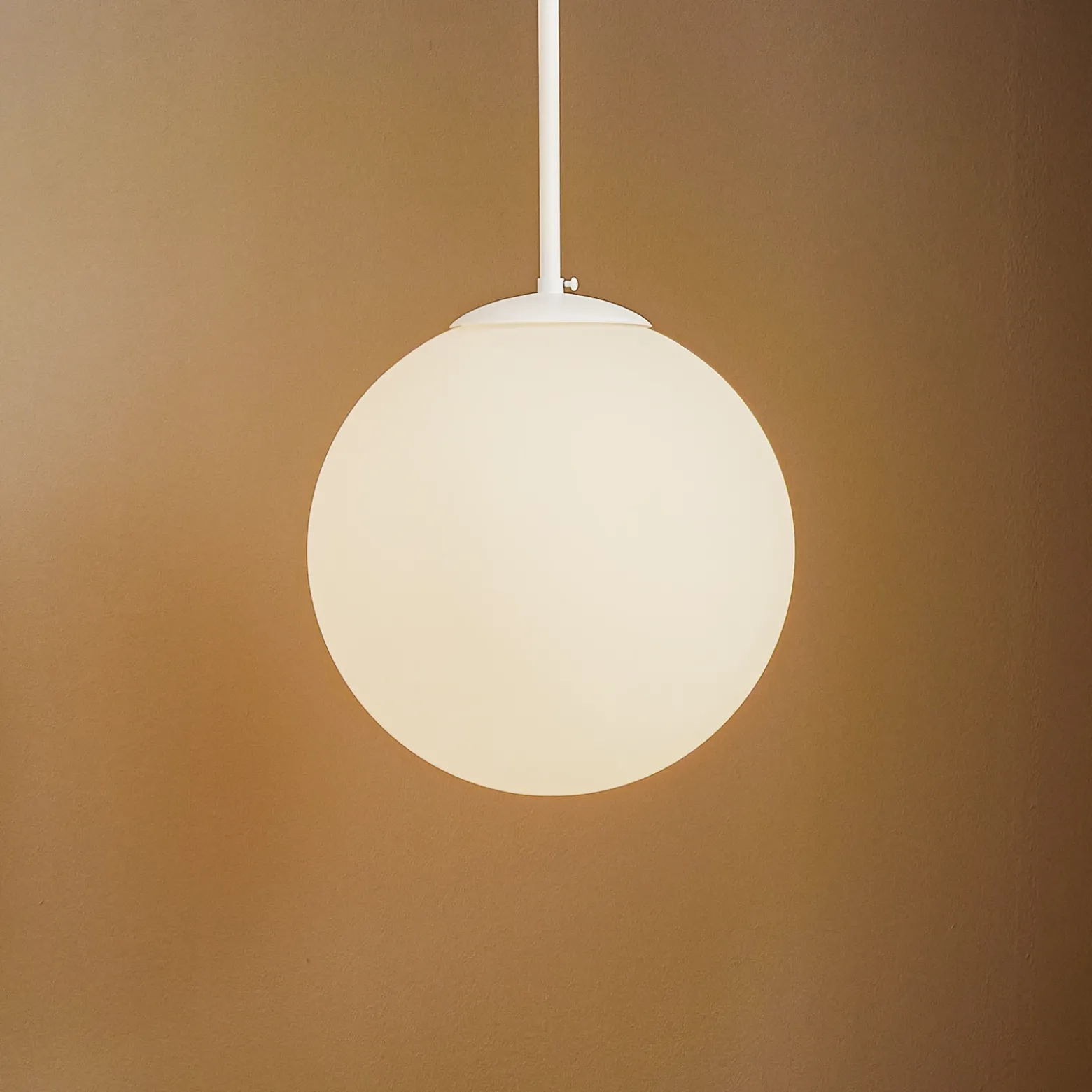 Lámpara colgante Dione, 1 luz, blanco, 30 cm