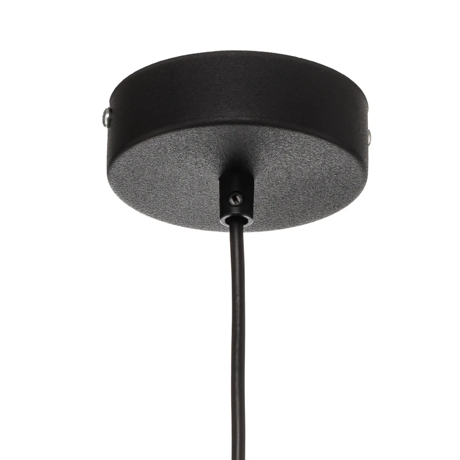 Lámpara colgante Dione, 1 luz, blanco/negro 30 cm