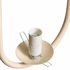Lámpara colgante Dione, opalino/crema, 1 luces