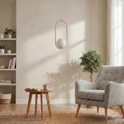 Lámpara colgante Dione, opalino/crema, 1 luces