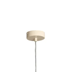 Lámpara colgante Dione, ópalo/crema, 4 luces