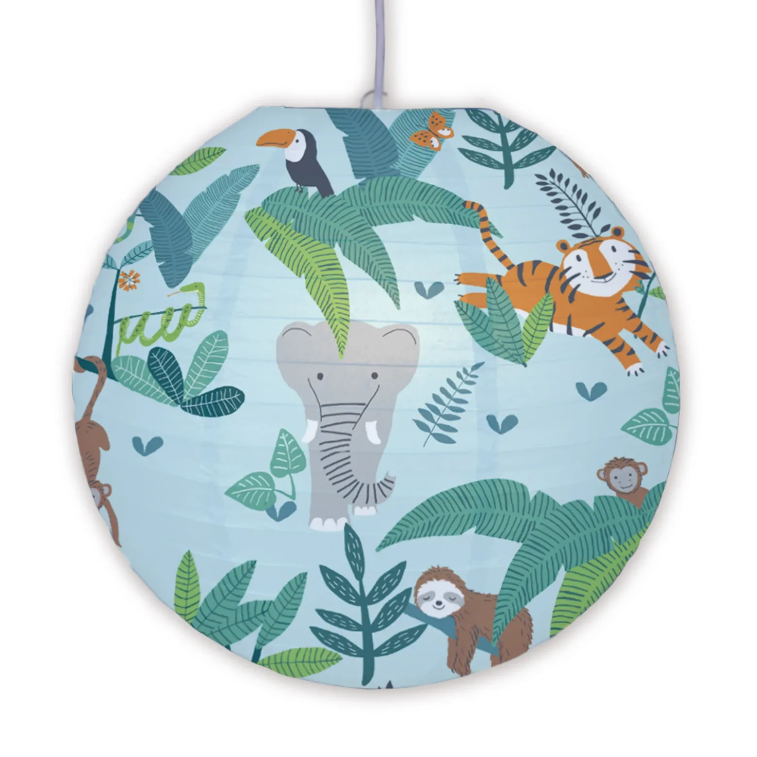 Lámpara colgante 4117002 diseño animales de selva