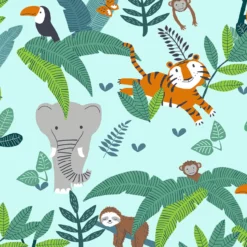 Lámpara colgante 4117002 diseño animales de selva