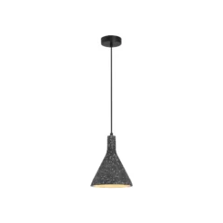 Lámpara colgante Dot, hormigón, negro