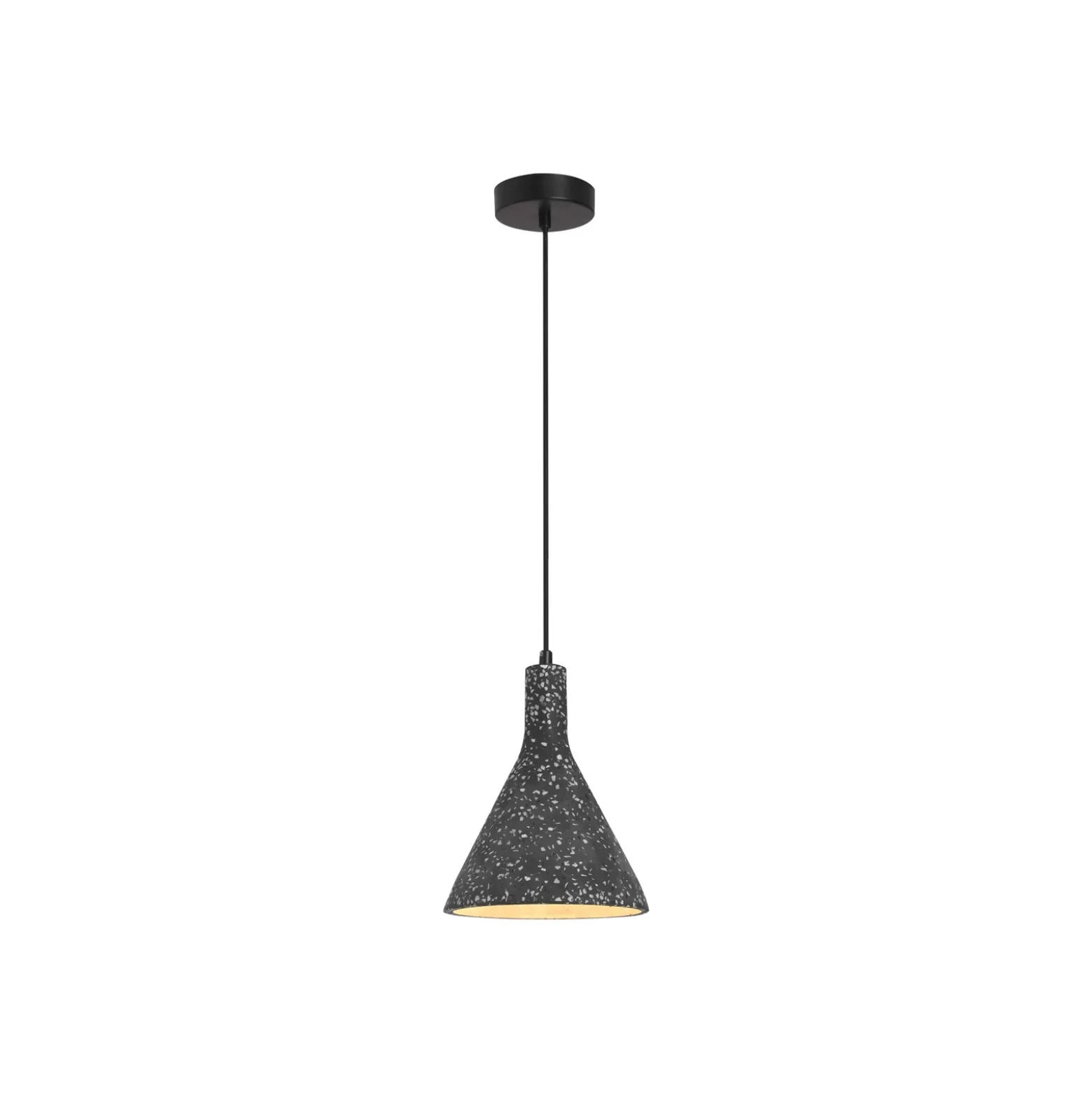 Lámpara colgante Dot, hormigón, negro