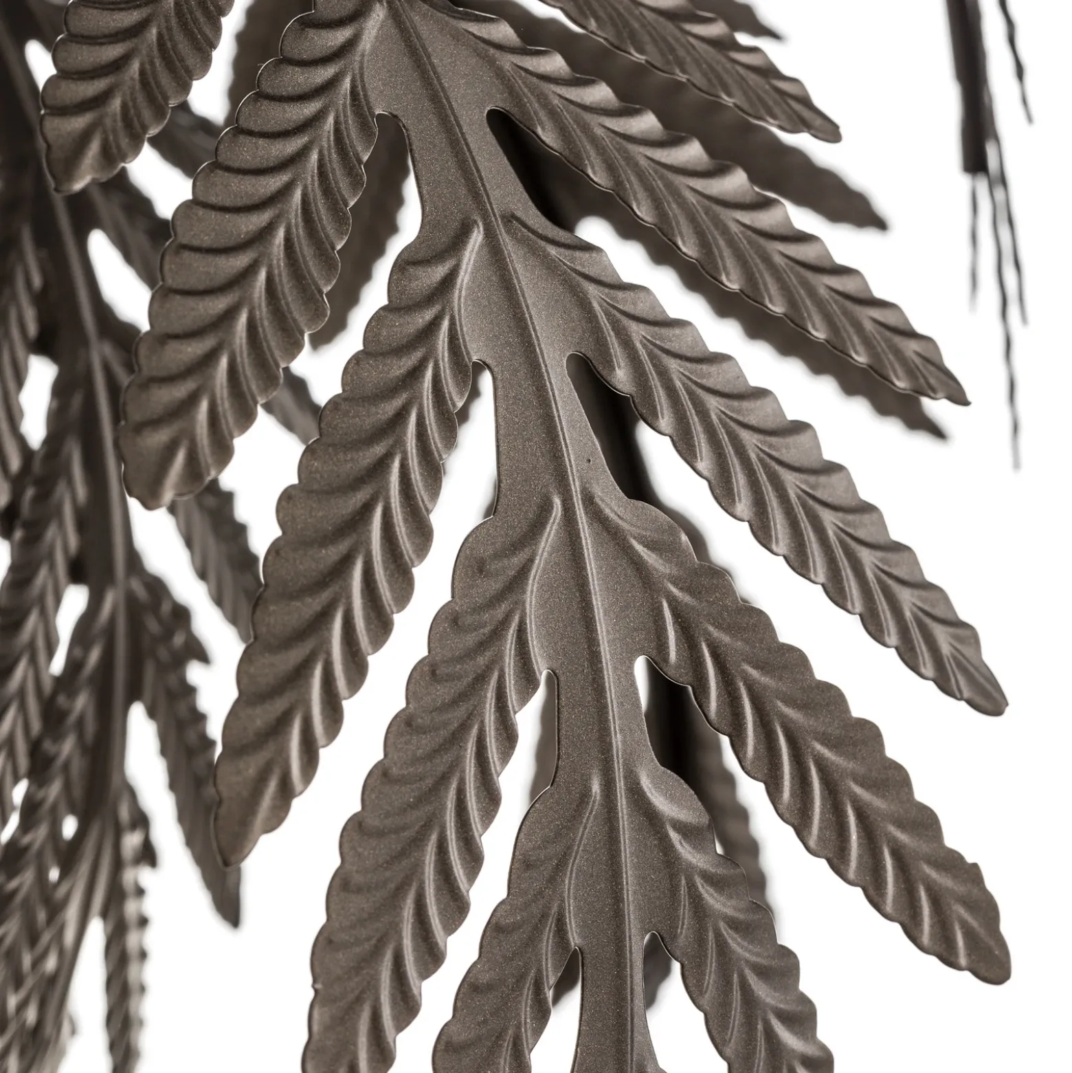 Lámpara colgante Dubai, decoración con palmeras, Ø 46 cm, bronce