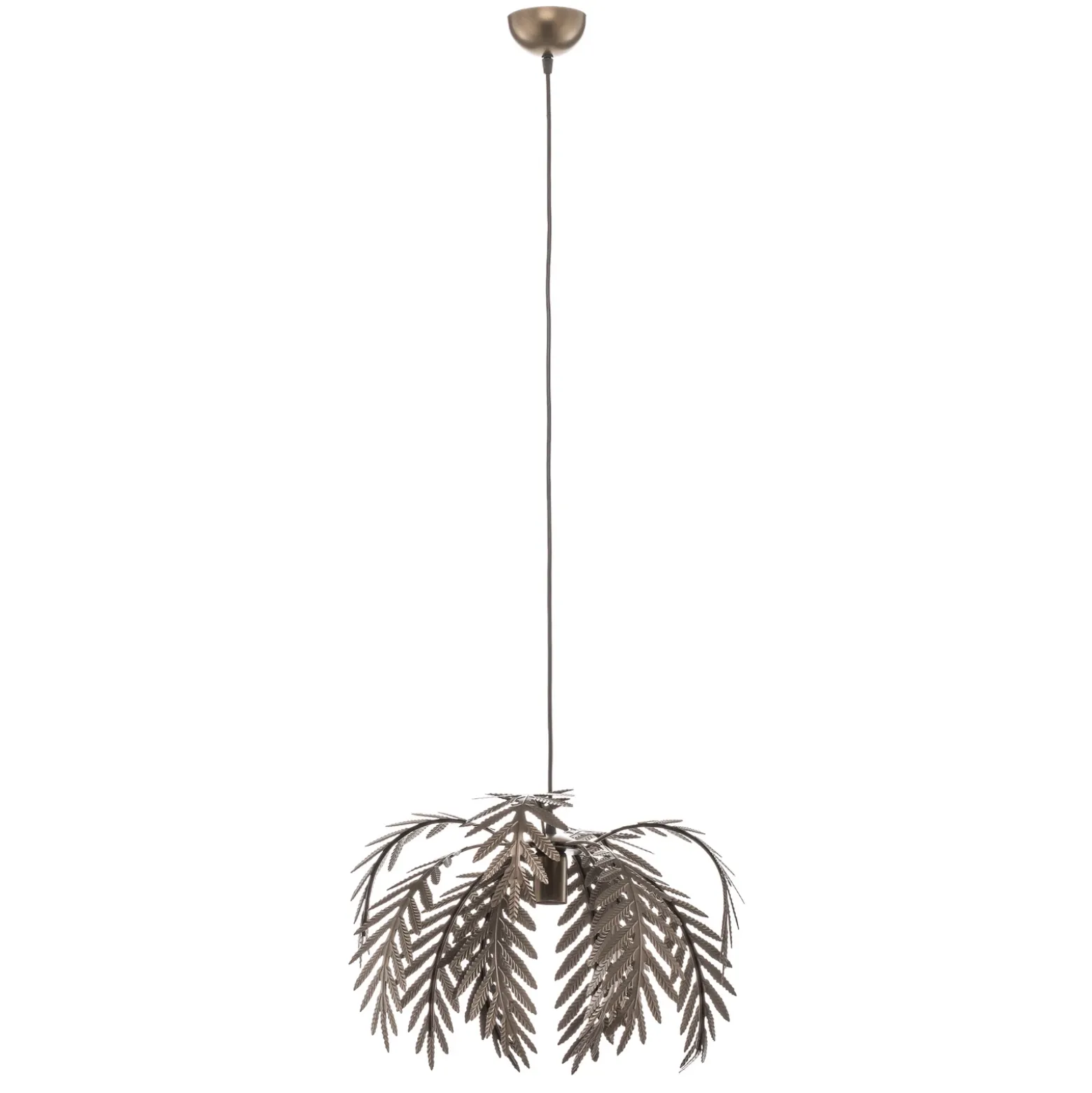 Lámpara colgante Dubai, decoración con palmeras, Ø 46 cm, bronce