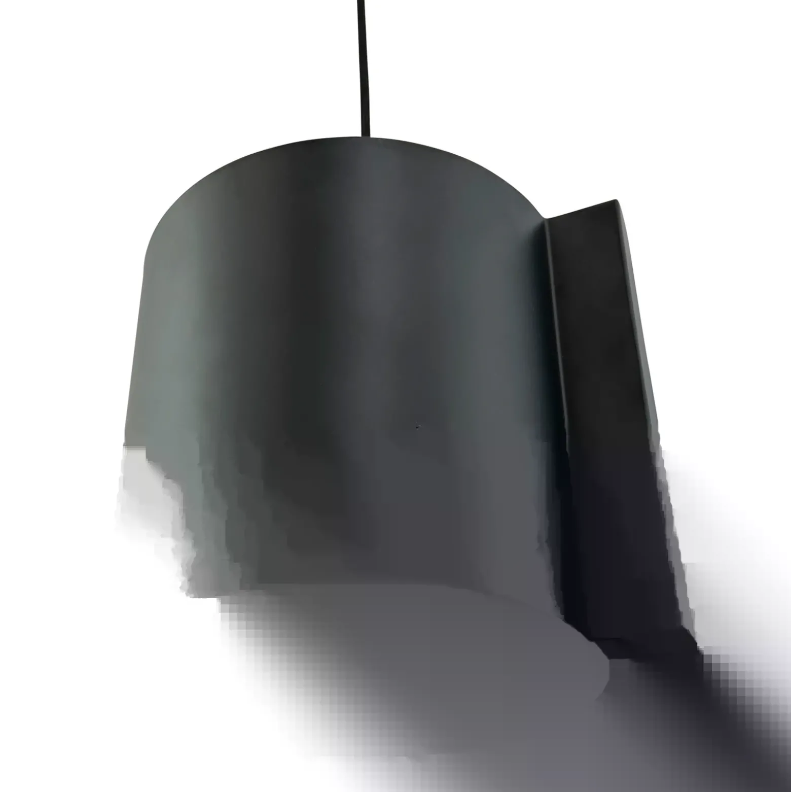 Lámpara colgante Dyberg Larsen Wum Ø 18,5 cm negro mate