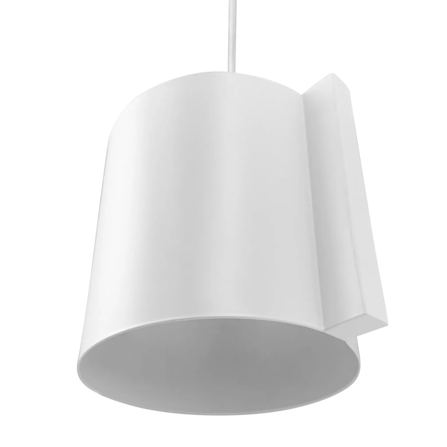 Lámpara colgante Dyberg Larsen Wum Ø 18,5 cm blanca