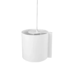 Lámpara colgante Dyberg Larsen Wum Ø 18,5 cm blanca