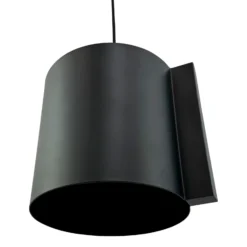 Lámpara colgante Dyberg Larsen Wum Ø 23 cm negro mate