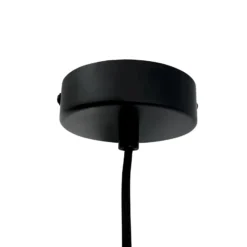 Lámpara colgante Dyberg Larsen Wum Ø 23 cm negro mate