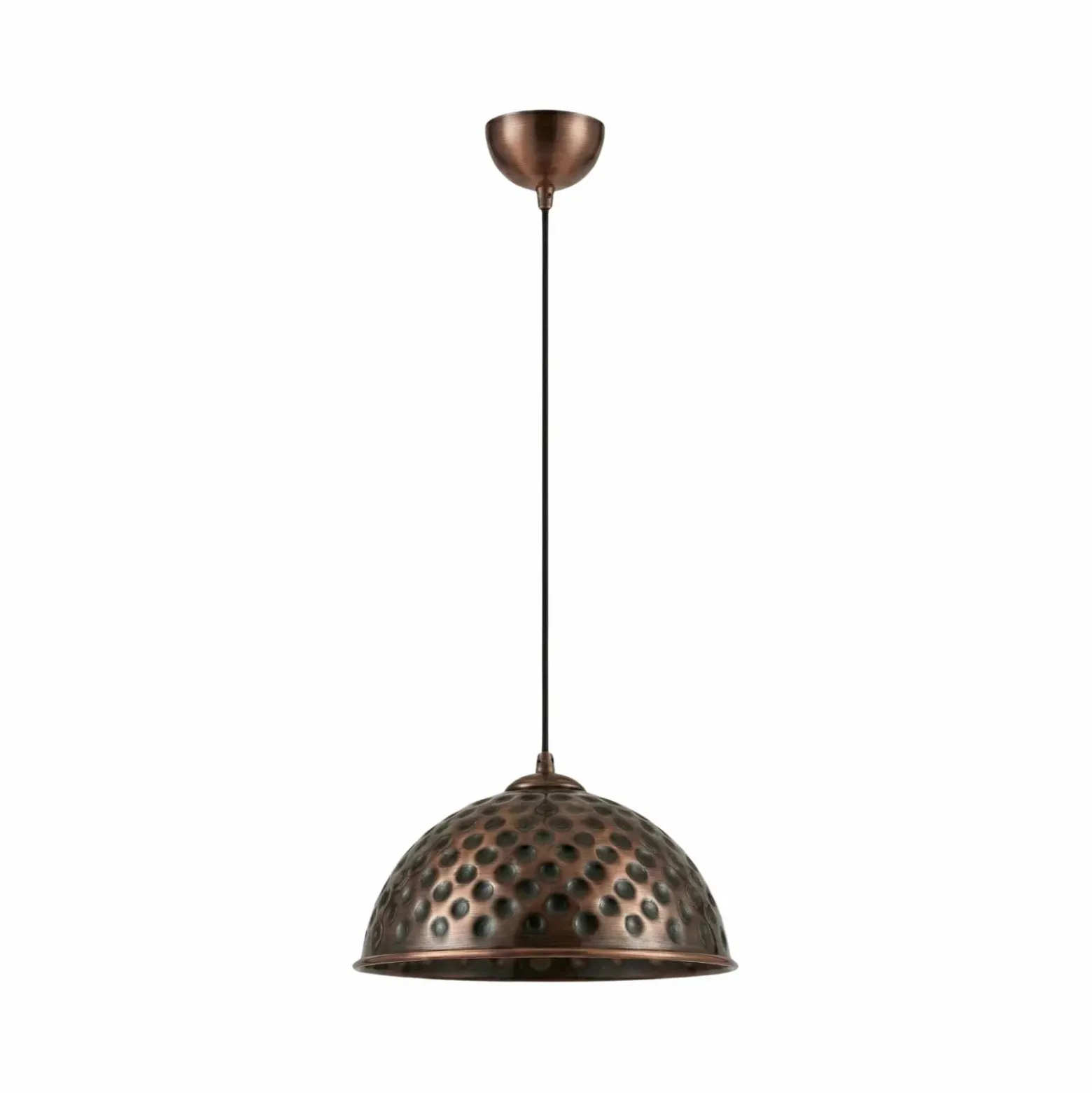 Lámpara colgante ECHO, color cobre, Ø 26 cm, metal, E27