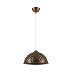 Lámpara colgante ECHO, color cobre, Ø 26 cm, metal, E27