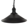 Lámpara colgante Elmo, 1 luz, negro