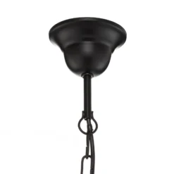 Lámpara colgante Elmo, 1 luz, negro
